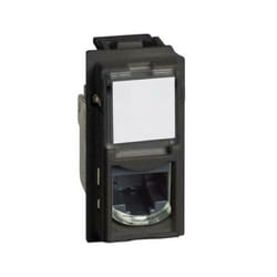 Living now connettore rj45 5e utp toolless 1 modulo colore nero kg4279c5e - Bticino