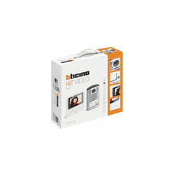 Kit videocitofono vivavoce monofamiliare Bticino 364613 classe 100V16B e pulsantiera linea 2000