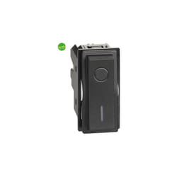 Interruttore bipolare Bticino living now 2p 16 a 230 v nero