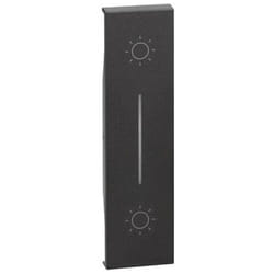 Cover per pulsante non interbloccato Bticino Living Now K4036 Nero KG05L