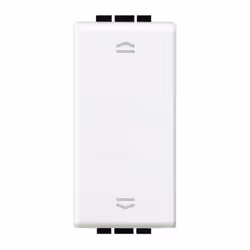 Commutatore Bticino LivingLight doppio tasto (1-0-2) colore bianco: Solitamente usato per alzare e abbassare le tapparelle Il ...