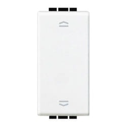 Bticino - Livinglight doppio tasto commutatore 1-0-2 bianco N4027N