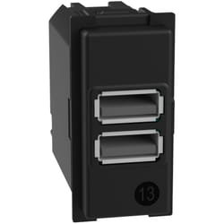 Caricatore USB con due portdue tipo A - 15W BTICINO LIVING NOW k4191AA