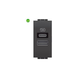 Ll usb Charger Bticino Tipo a-c Antracite