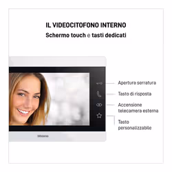 bticino Videocitofono Easykit Essential 7' - Installazione Facile, Telecamera Grandangolare, colore Multicolore - Vista aggiuntiva 3