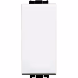 Doppio pulsante BTicino Livinglight 1 modulo 10A bianco - N4036N Doppio pulsante -Tensione: 250 Vac -Corrente: 10 A -Numero p ...
