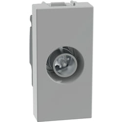 Bticino - Presa coassiale passante 1 modulo attenuazione 14dB Grey MatixGo JG4202P14