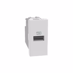 Caricatore Usb Bticino MatixGo tipo A 1 max 15W 1 modulo bianco - JW4191A Caricatore USB con una porta tipo A per la ricarica ...