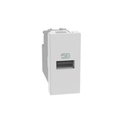 Caricatore usb Bticino matixgo tipo a 1 max 15w 1 modulo bianco - jw4191a