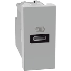 JG4192C - MatixGO - Caricatore usb/c pd 1M - Grigio - Bticino