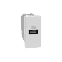 Bticino - Caricatore usb matixgo tipo c 1 modulo bianco - jw4192c