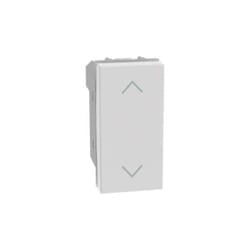 Bticino - Pulsante doppio matixgo interbloccato 1 modulo bianco - jw4037n