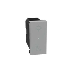Comando Notte/Giorno Wireless 1M Grigio Matixgo ( Bticino cod. JG4574CWI )