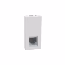 Connettore RJ11 Bticino MatixGo K10 bianco - JW4258RJ11 Tipo di connessione RJ11 N coppie 2 Per spina art. 2841/2 Tipo di con ...