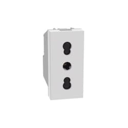 Presa bipasso Bticino matixgo 2p+t 16a 1 modulo bianco - jw4180