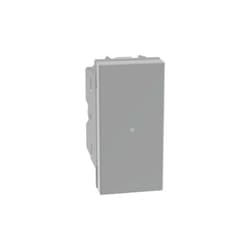 Interruttore assiale Bticino matixgo 1p 10ax illuminabile grigio - jg4051