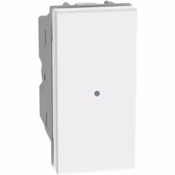 Interruttore assiale Bticino MatixGO 1 modulo 1P 10A bianco - JW4051 Interruttore assiale illuminabile con led codici LN4743/ ...