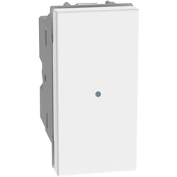 Deviatore assiale Bticino matixgo 1 modulo 1p 10a bianco - jw4053