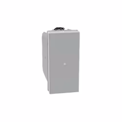 Invertitore assiale Bticino MatixGo illuminato con led blu 1P 10AX grigio - JG4054LB Invertitore assiale illuminato 1P 10AX - ...