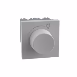 Dimmer universale Bticino MatixGo rotativo 2 moduli grigio - JG4415 Dimmer rotativo universale, resistivo/ induttivo / capaci ...