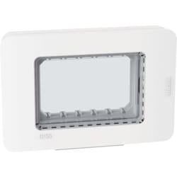 Placca matixgo ip55 3 moduli bianco Bticino 28603w