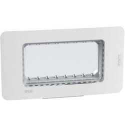 Placca matixgo ip55 4 moduli bianco Bticino 28604w