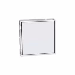 Pulsante targa portanome 1P (NO) 3A 250 Va.c.m Illuminato (il led non è intercambiabile) con LED. 250 Va.c. 0,5W bianco, inte ...
