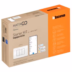 Starter kit Bticino MatixGo per tapparelle bianco - JW2010KIT Starter Kit per gestire le tapparelle composto da: -N 1 art. JW ...