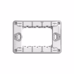 Supporto Bticino MatixGo a vite 3 moduli - J4703 Supporto 3 moduli Fissaggio a vite