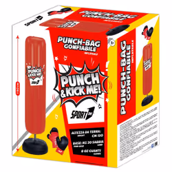 Mandelli Punch Bag Gonfiabile Altezza 150 Cm Con Guanti