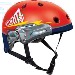 Casco Nut Disney Cars da bicicletta per bambino con fori di aerazione, regolazione a ghiera e cinturini di fissaggio. Misura 53-55 cm (4-8 anni)