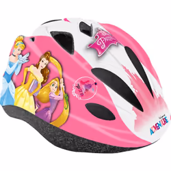 DISNEY Casco Kid Disney Principesse da bicicletta per bambina con fori di aerazione, regolazione a ghiera e cinturini di fiss ...