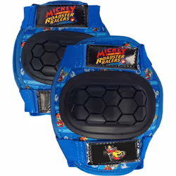 DISNEY Kit con gomitiere e ginocchiere Disney Mickey Mouse da bambino per sport su rotelle, skateboard e monopattini. Taglia  ...