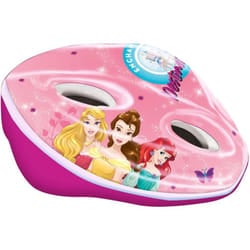 Disney Princess - Casco Easy Disney Principesse da bicicletta per bambina con fori di aerazione, regolazione a ghiera e cinturini di fissaggio.