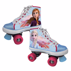 Mandelli Pattini Quad Frozen 2 Paill 35-36, Bambini, Femmina, Multicolore, Immagine, Stivale alto, Pattini a rotelle da derby