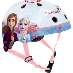 Disney Frozen - Casco Nut da bicicletta per bambina con fori di aerazione, regolazione a ghiera e cinturini di fissaggio. Misura 53-55 cm (4-8 anni)