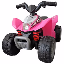 Mini Quad Elettrico Mini Quad Elettrico per Bambini 6v con Licenza Honda 250X Rosa Il quad a trazione elettrica 6v è un veico ...