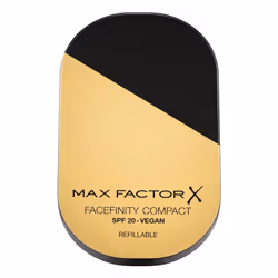 Max Factor Facefinity Compact, 033 Crystal Beige, 10g, Custodia compatta, Polvere, Universale, Idratante, Protezione, Levigan ...
