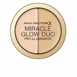 Max Factor Miracle Glow Duo, Universale, 11 g, Donna, Crema, Light, Custodia compatta