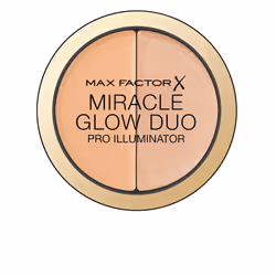 Max Factor Miracle Glow Duo, Universale, 11 g, Donna, Crema, Medium, Custodia compatta
