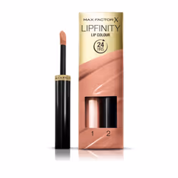 Max Factor Lipfinity Lip Colour, Rosa, Always Delicate, Levigante, Donna, Opaco, Liquido