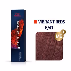 Wella Koleston Perfect Me+ Vibrant Reds, Marrone, 6/41, Unisex, 60 ml, Per tutti i tipi di capelli, Shine
