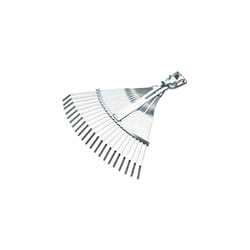 Agef - scopa giardino a ventaglio a morsetto 851B • acciaio zinc cm 39/48X41,5 o.mm 26