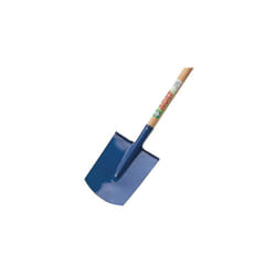 Vanghetto punta quadra stampato + manico Agef acciaio/faggio cm 18X21 h.cm 138