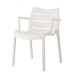SCAB Giardino Sunset sedia da esterno Pranzo Seduta rigida Schienale rigido Tecnopolimero Bianco