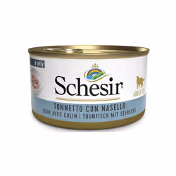 Schesir Cat in Gelatina è un alimento umido per gatti adulti. Golosi filetti di tonnetto o pollo in una morbida gelatina otte ...