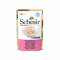 La linea di alimenti umidi per gatti Schesir in Gelatina di Agras Pet Foods propone diverse gustose ricette, rigorosamente pr ...