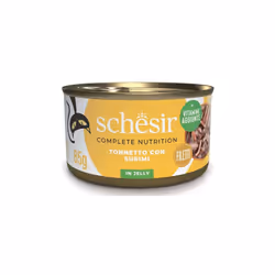 Schesir Cat in Gelatina è un alimento umido per gatti adulti. Golosi filetti di tonnetto o pollo in una morbida gelatina otte ...