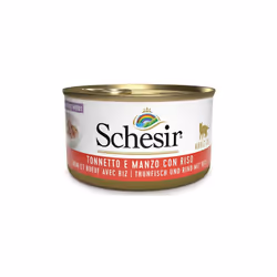 Schesir Cat al Naturale è un alimento umido per gatti adulti. Golosi filetti di tonnetto o pollo al naturale nel proprio brod ...