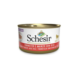 Schesir Complete per Gatto in Brodo da 85g Tonnetto Manzo e Riso